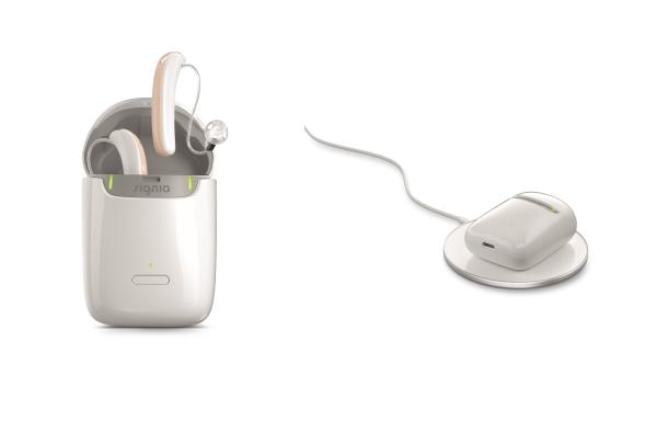 Signia Styletto Xperience 5X Hearing Aids with FREE On-The-Go Charger Included! (Pair)